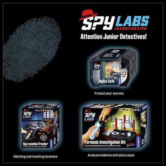 Kosmos Σετ Ψηφιακο Χρηματοκιβωτιο Detective STEM Lernspiel Experimente für 6+ Jahre Jahre