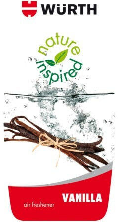 Wurth Car Air Freshener Tab Pendand Nature Inspired Vanilla