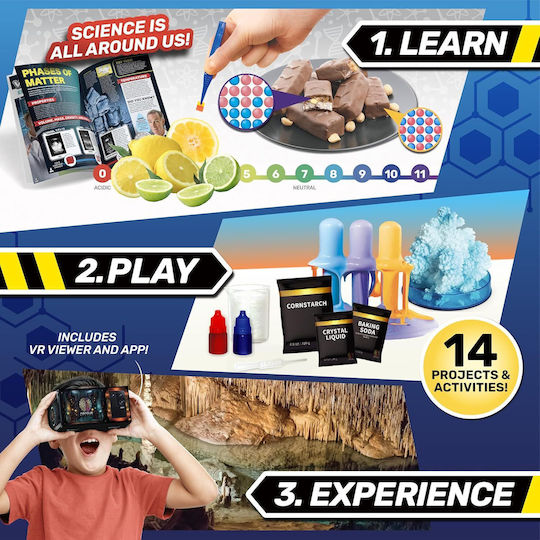 Abacus Brands Bill Nye's Chemistry Kit Chem Lab Vr STEM Laboratory for 8+ years old Years Old