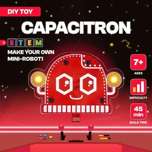 CircuitMess Diy Mini Robots Capacitron STEM Εκπαιδευτικό Παιχνίδι Ρομποτικής για 7+ Ετών