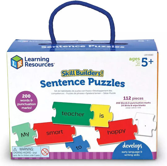 Learning Resources Sentence Puzzles Educational Game Knowledge for 5+ years Years Old