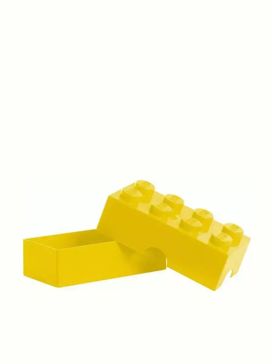LEGO Children's Storage Box made of Plastic 8-Stud Yellow 50x25x17cm 1pcs