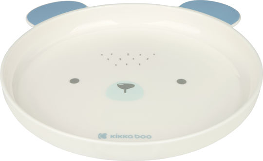 Kikka Boo Feeding Set Bear With Me made of Plastic Light Blue 5pcs for 6+ months