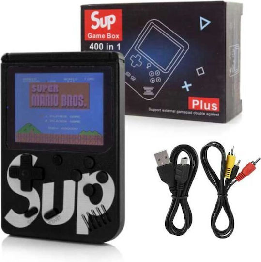 Sup Game Box 400 Electronic Kids Retro Console Black