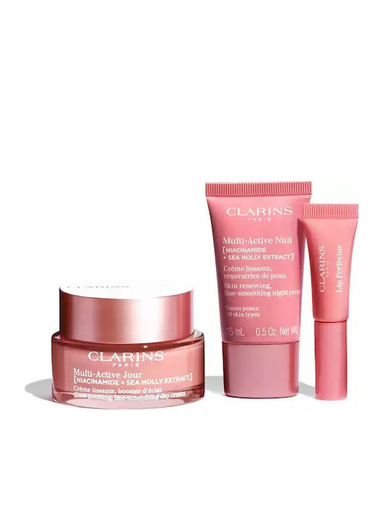 Clarins Multi-Active Collection Комплект за грижа за кожата за Хидратация & Блясък Clarins Multi-Active Collection Комплект за грижа за кожата за Хидратация & Блясък