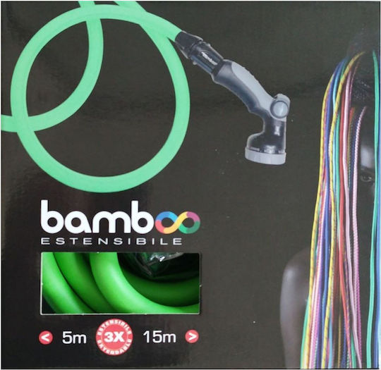 rritalia Hose Extendable Set Bamboo BXGR50 5/8" 15m