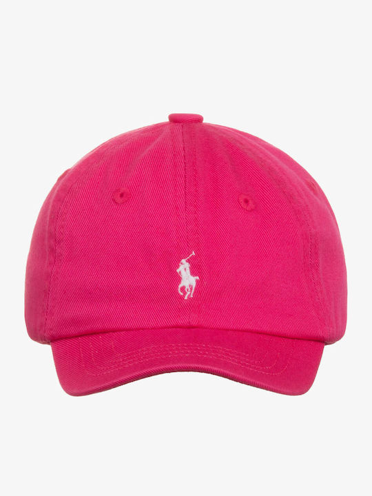 Ralph Lauren Παιδικό Καπέλο Jockey Ροζ