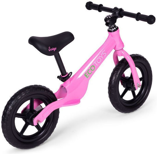 Ecotoys Bicicletă de Echilibru pentru Copii Roz