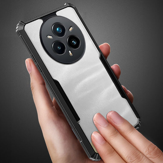 Realme 14 Pro+ 5g Антидроп Хибриден Калъф Черен
