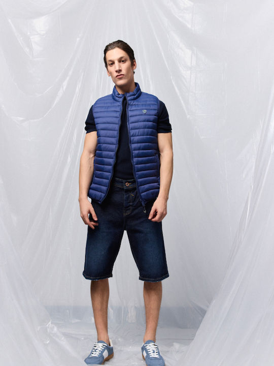 Herrenshorts Jeans Dark Wash