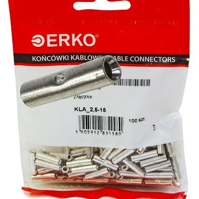 Manșon Cu neizolat Kla 2.5-15 Erko 100 buc