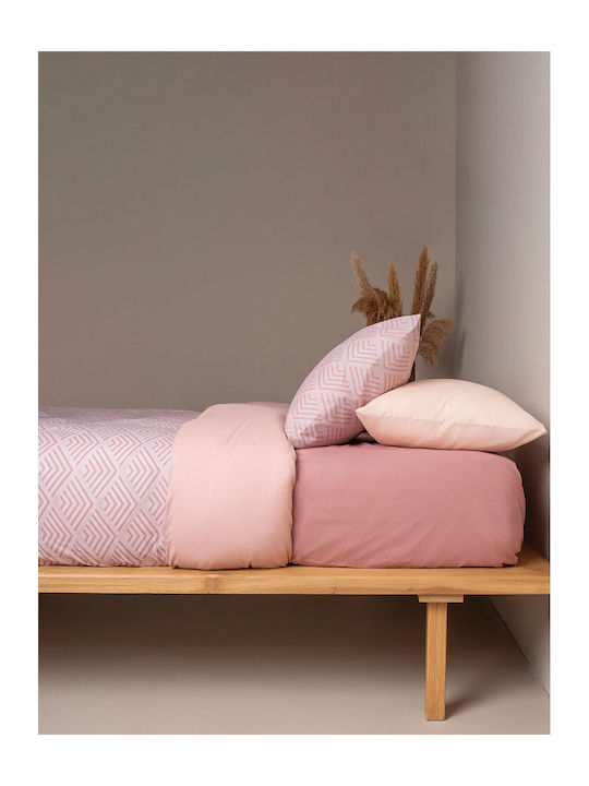 Sunshine Duvet Cover Cotton Single 170x250 Cotton Feelings 2048 Powder