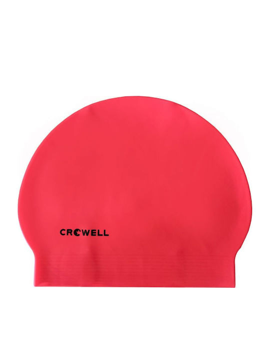 Crowell Σκουφάκι Κολύμβησης Ενηλίκων από Σιλικόνη Ροζ