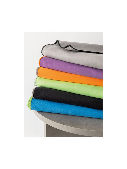 Palamaiki Active Microfiber Black Gym Towel 90x160cm