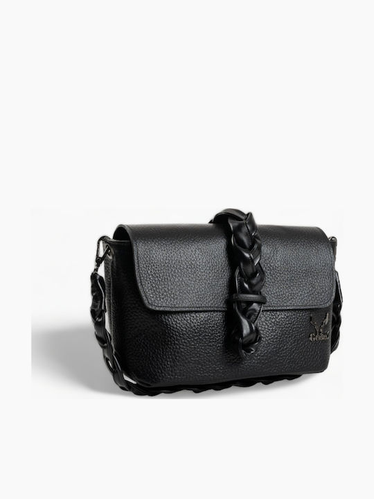 Leather Women's Bag Shoulder Black