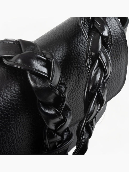 Leather Women's Bag Shoulder Black