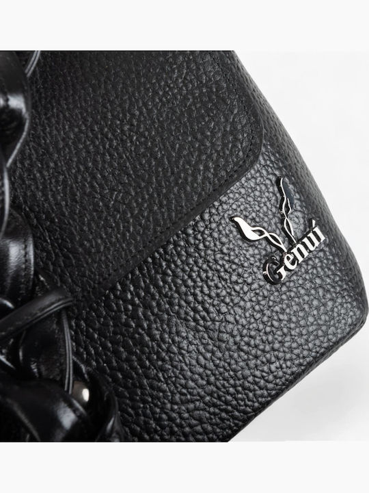 Leather Women's Bag Shoulder Black