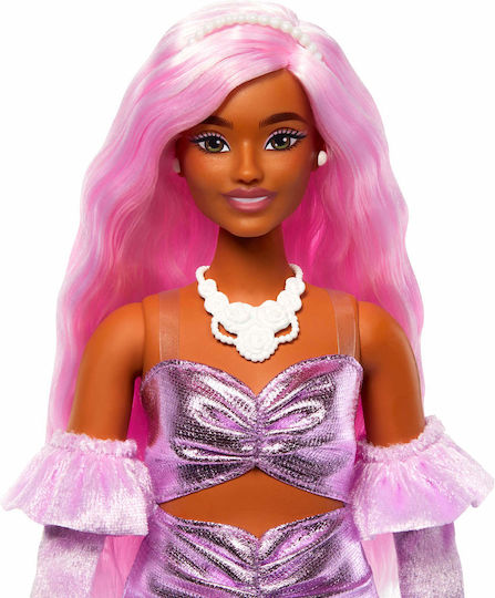 Barbie Deluxe Fashionistas Pink Hair Doll for 3+ years+ Years