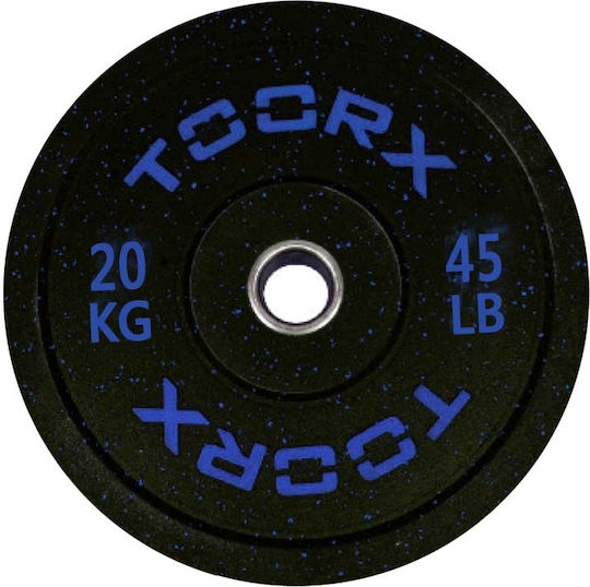 Toorx Set of Plates Olympic Type Rubber 1 x 20kg Φ50mm