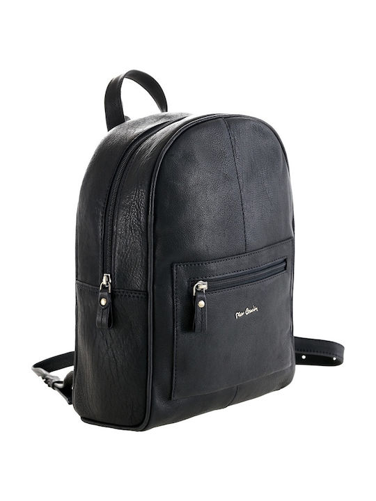 Leather Women's Bag Backpack Black