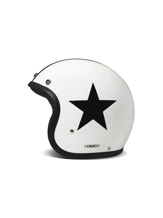 DMD Retro Star White Κράνος Μηχανής Jet ECE 22.06 900gr