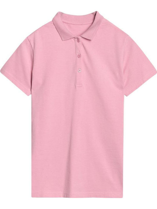 Bluze Damă Polo Mâneci Scurte Roz