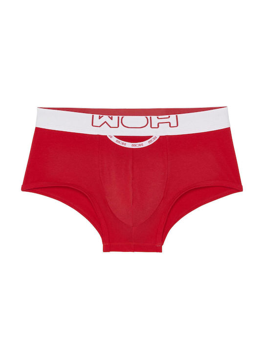 Men's Boxer Red with Patterns
