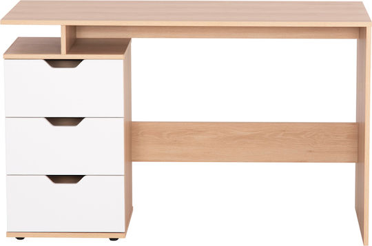 Desk Colt Wooden White-sonama 120x53x75cm