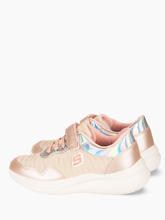 Παιδικά Sneakers με Σκρατς Ροζ