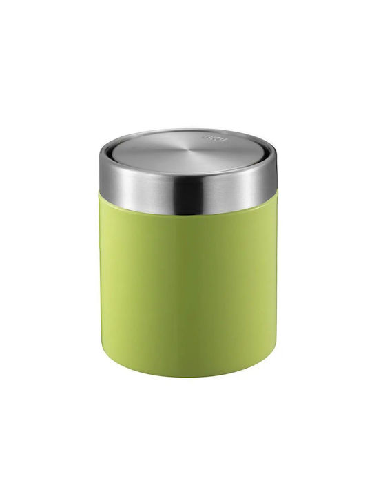 Eko Κάδος Απορριμμάτων Πλαστικός Πράσινος 1.5lt