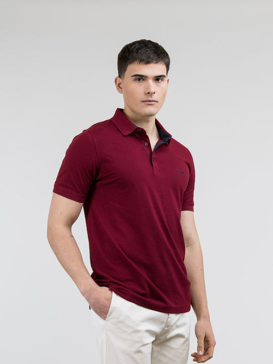 Polo Bluse Bordeaux