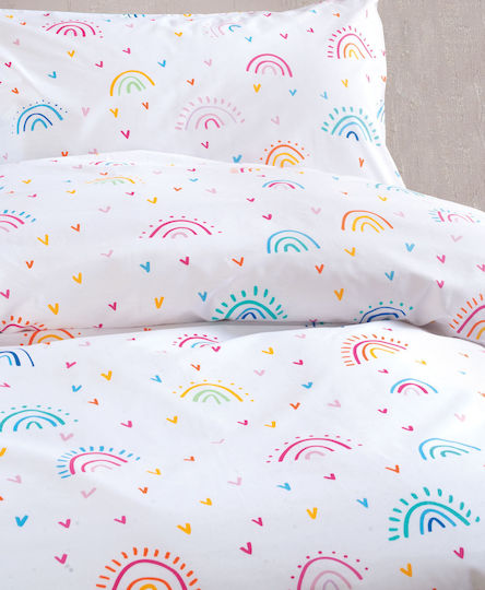 Rythmos Set Kids Duvet Cover Single Rainbow