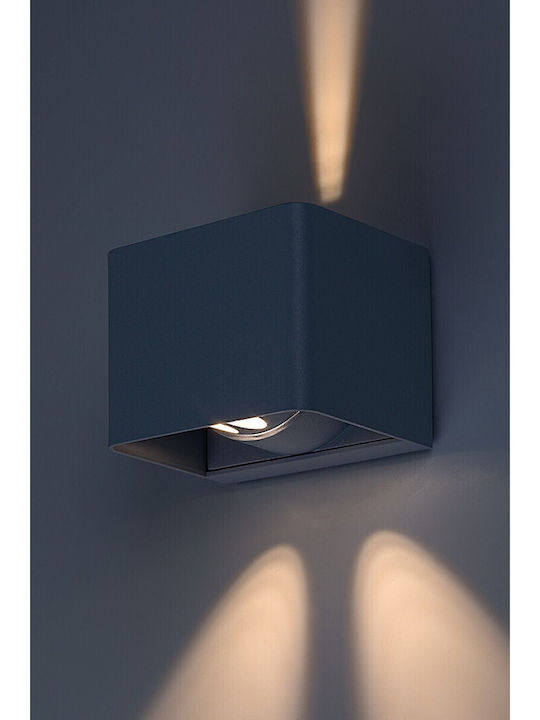 Rabalux Wandmontierte Außenleuchte LED IP54 10W mit Warmweiß Licht