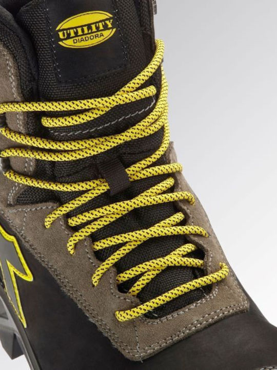 Utility Diadora Waterproof Safety Boot Black Sport Diatex High S7s Fo Ci Sr En Iso 20345:2022 181119