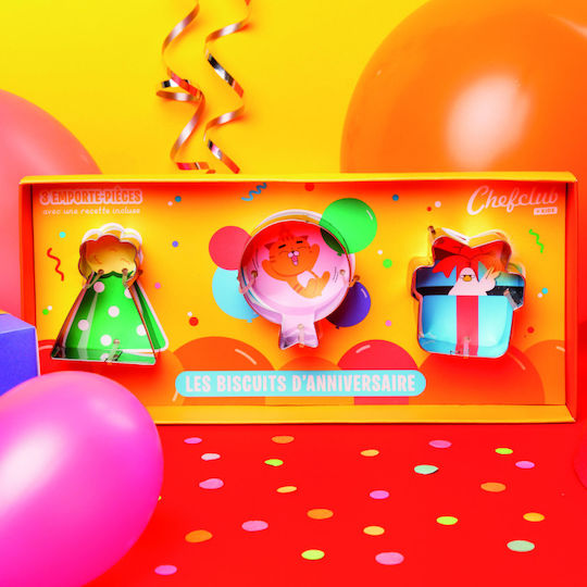 Birthday Cookie Cutter Set Chefclub Kids