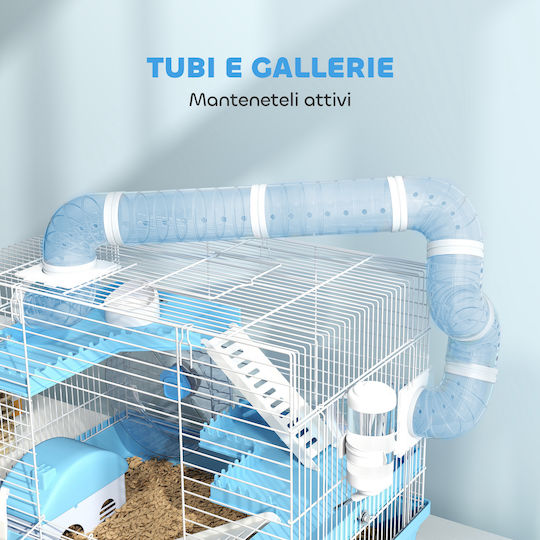 Pawhut Rodent Cage 51x51x51cm