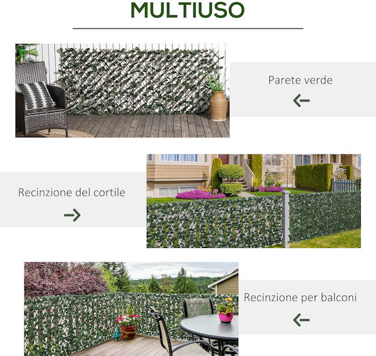 Outsunny Artificial Foliage Panel 1x2m