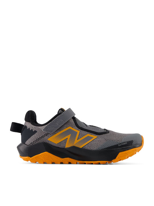 Dynasoft Nitrel Kids Sports Shoes Running with Hoop & Loop Closure Gray