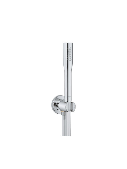Grohe Σετ Μίκτης, Στόμιο, Τηλέφωνο & Κεφαλή Ντουζ Εντοιχισμού για Νιπτήρα Ασημί
