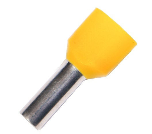 Isolierhülse Ende 2x6-14 100 Stück Gelb Erko