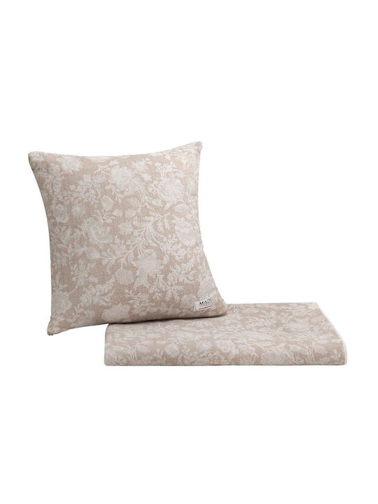 Madi Ελαστικό Κάλυμμα Διθέσιου Καναπέ Beige 170x250cm