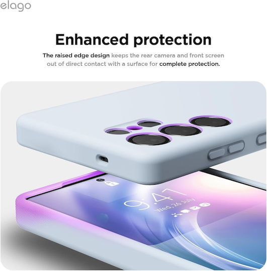 Elago Back Cover Silicon / Plastic Albastru deschis (Galaxy S25 Ultra)