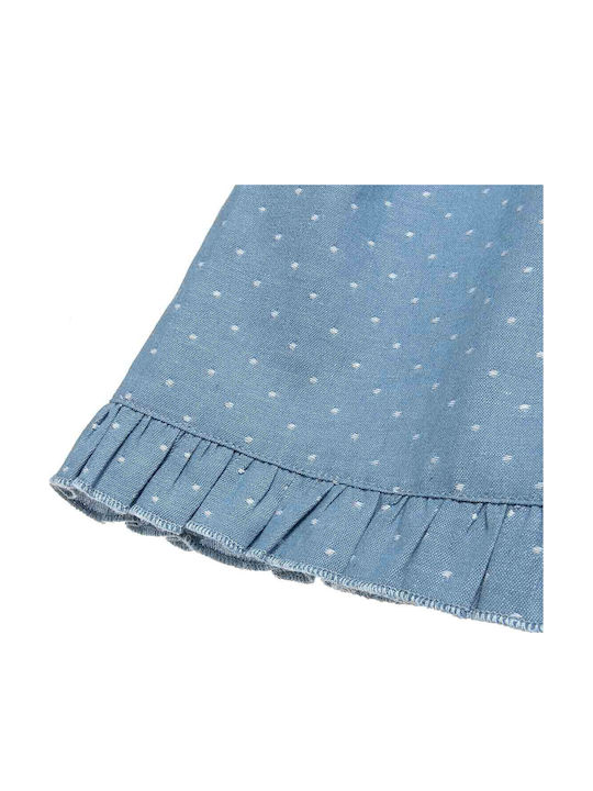 Kinderstoff-Overall-Shorts/Bermudas Blau