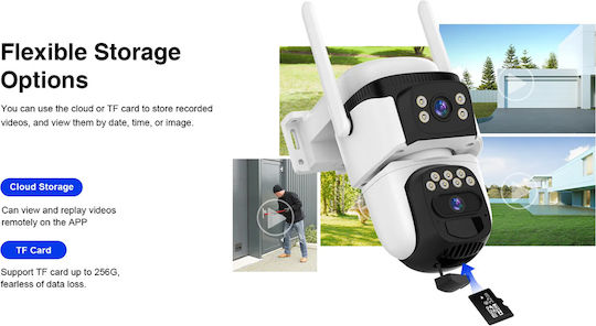 Vstarcam CB621DR IP Surveillance Camera Wi-Fi Full HD+ 3MP Waterproof Battery Powered with Two-Way Communication and Lens 4mm