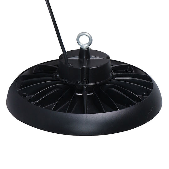 Eko Light Φωτιστικό Καμπάνα 200W Naturweiß mit integrierter LED Schwarz
