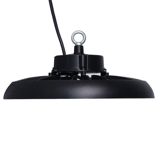 Eko Light Φωτιστικό Καμπάνα 200W Naturweiß mit integrierter LED Schwarz