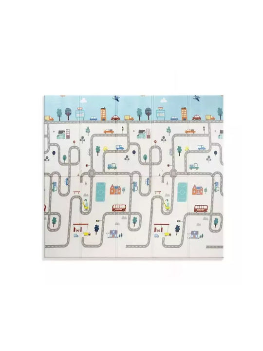 Interbaby Χαλάκι Δραστηριοτήτων Cars Γαλάζιο 180x200cm