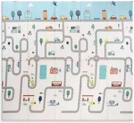 Interbaby Χαλάκι Δραστηριοτήτων Cars Γαλάζιο 180x200cm