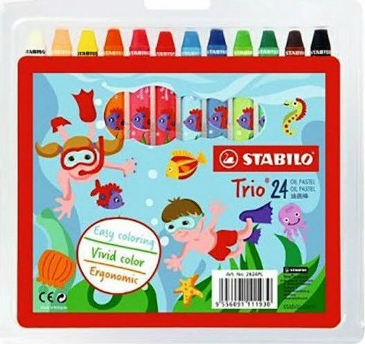 Stabilo Oil Pastels Oil Pastels 24colours 2624/00
