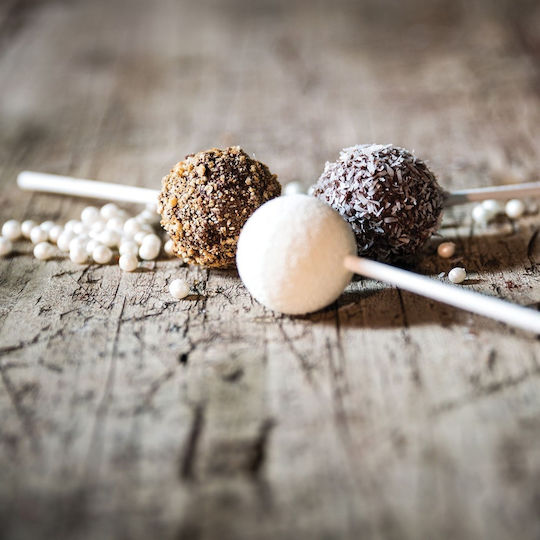 Cake Pops Lollipops Strohhalme Ø 0,38 x 22,8 cm 50 Stück Silikomart 055.2322